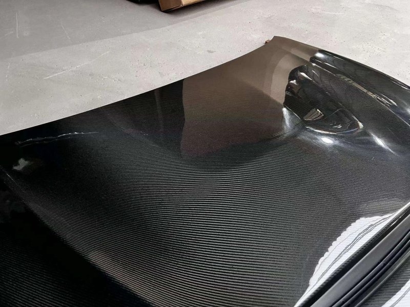 For Q60 GTS Style Carbon Fiber Engine Cover Highly Durable Universal Fitment Bonnet Engine Hood